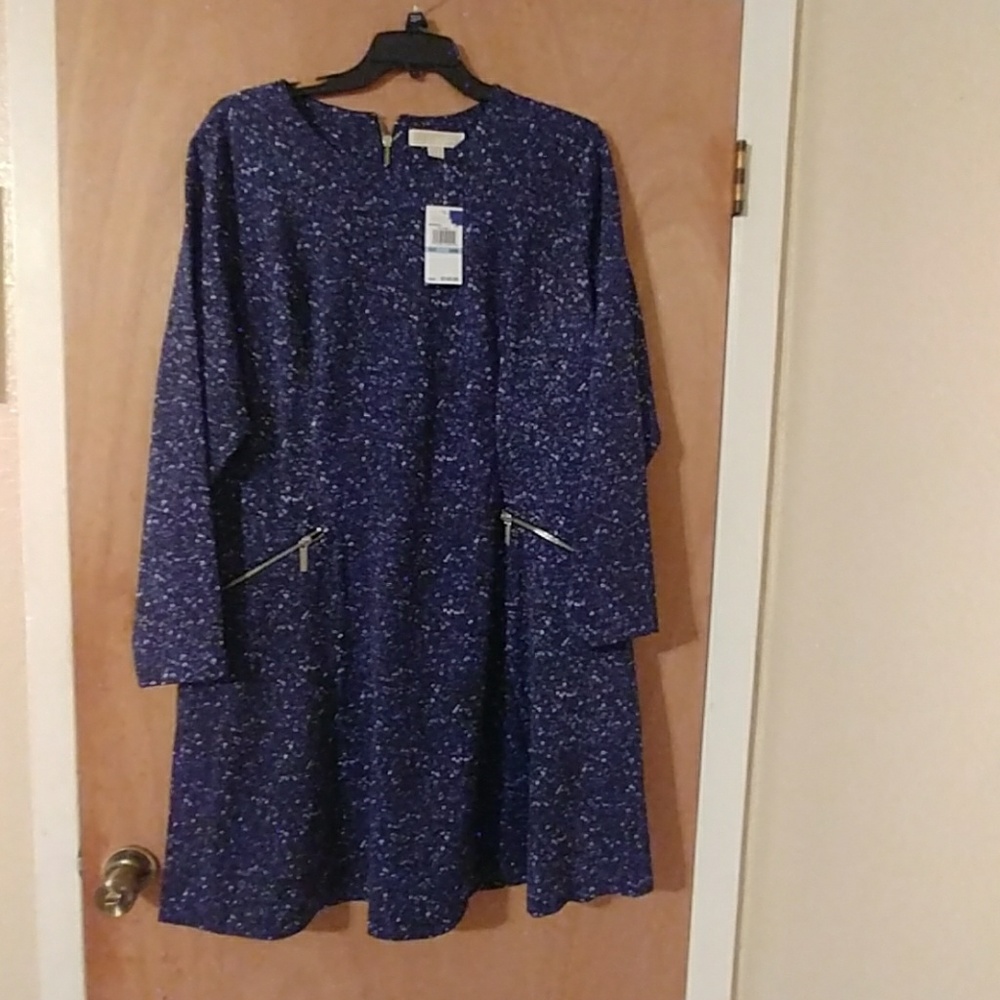 BNWT Michael Kors blue dress 20W